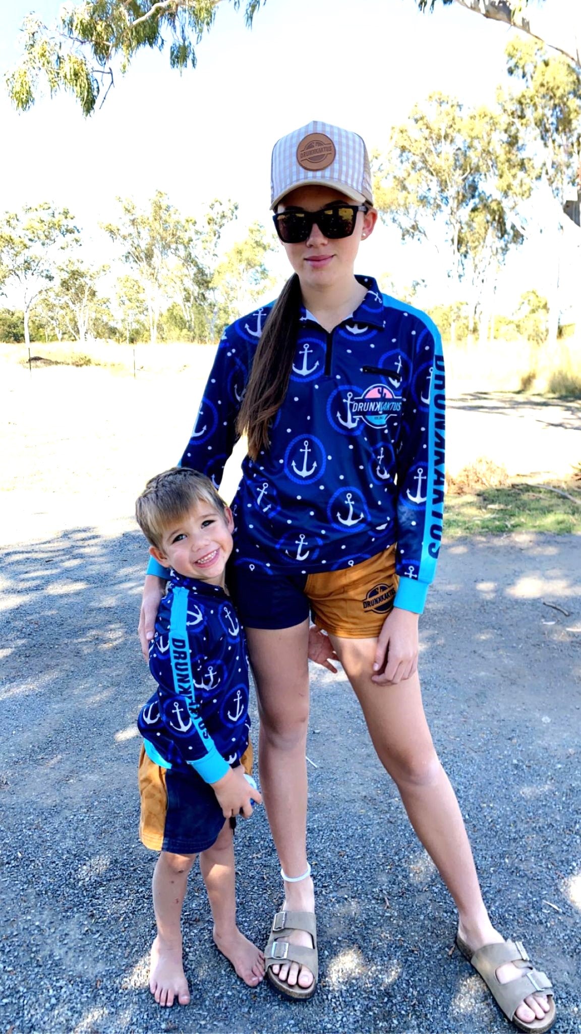 KIDS SUN SHIRTS - ANCHOR