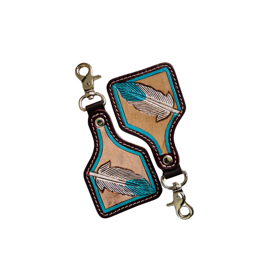 FEATHER KEYRING – Stylish Handcrafted Accessory