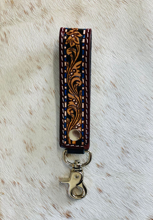 LEATHER KEYRING