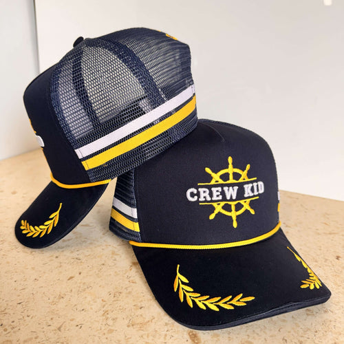 Kids Trucker Caps - Crew Kid High Profile Trucker Cap