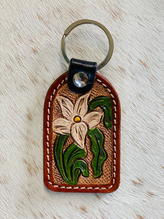 LEATHER KEYRING