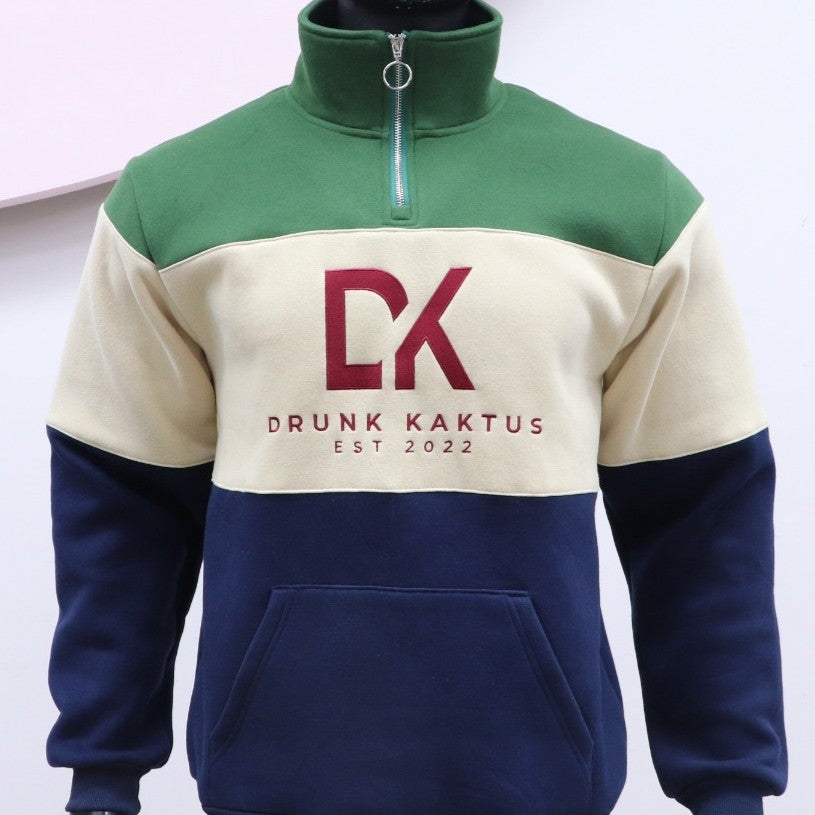 KIDS - QUARTER-ZIP FLEECED PULLOVER - PREORDER