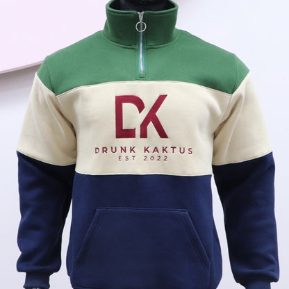 KIDS - QUARTER-ZIP FLEECED PULLOVER - PREORDER