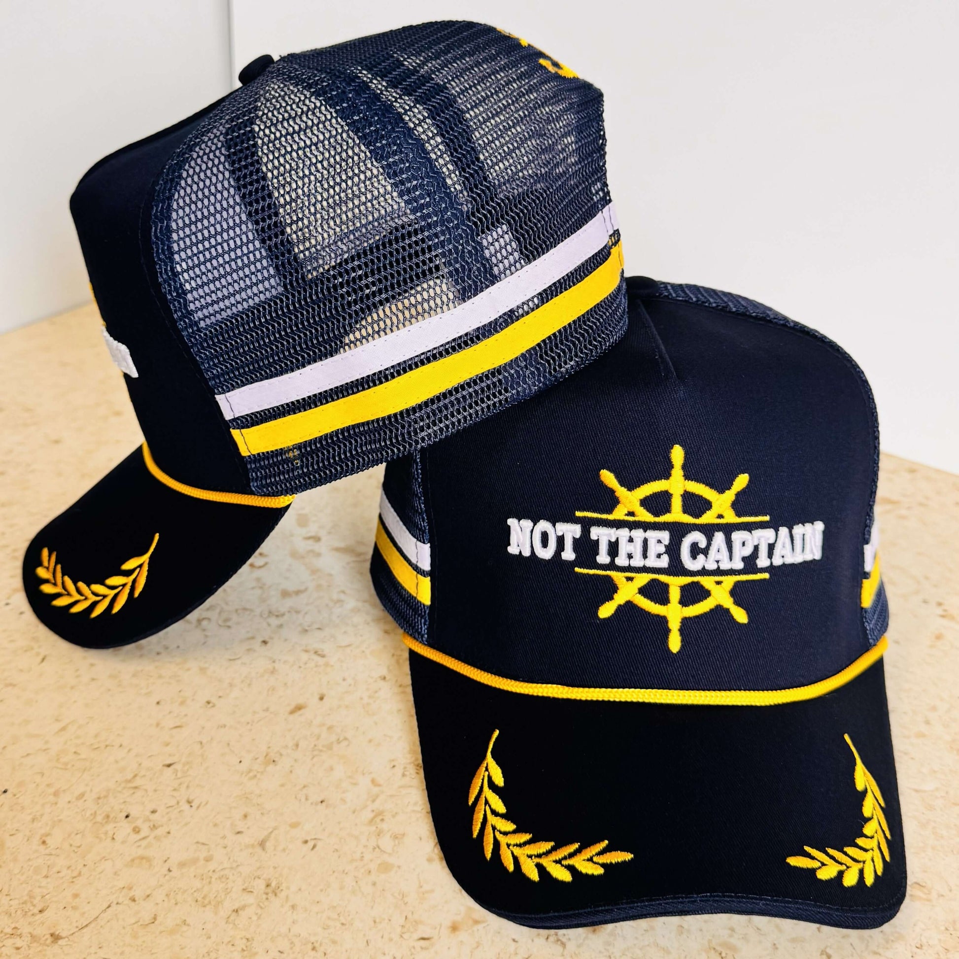 Not The Captain - High Profile Trucker Cap