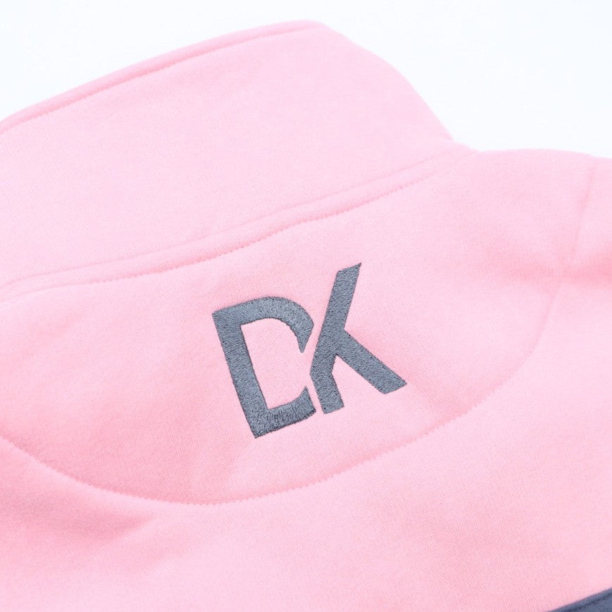 QUARTER-ZIP FLEECED PULLOVER PINK - PREORDER