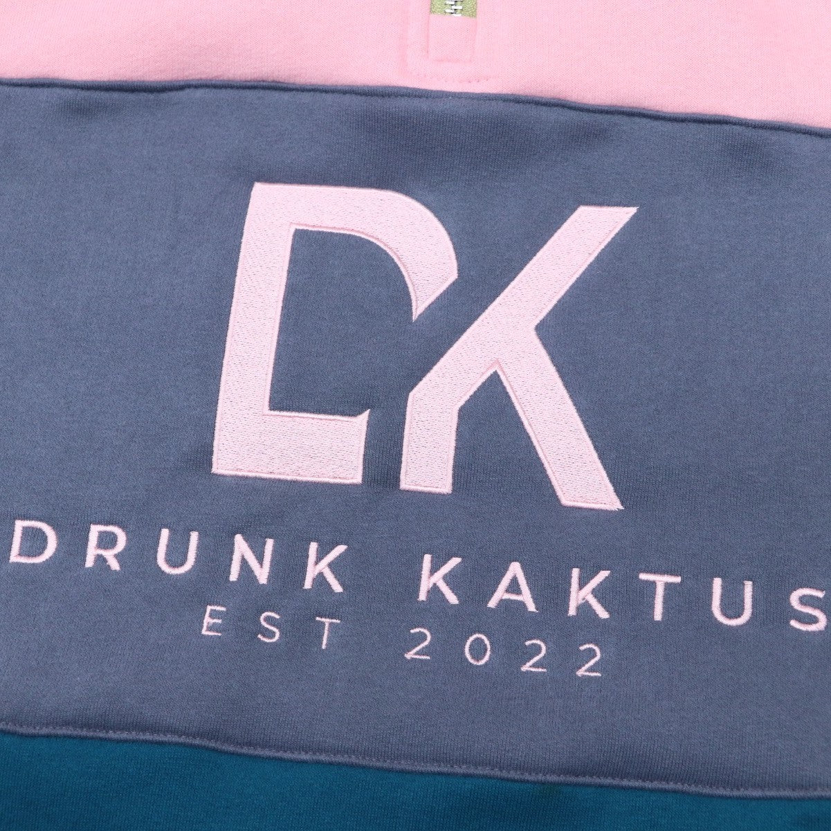 QUARTER-ZIP FLEECED PULLOVER PINK - PREORDER